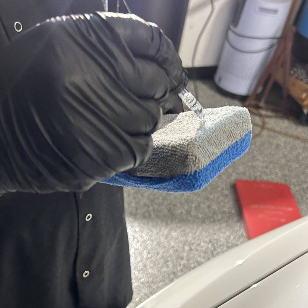 Hand-applied ceramic coating
