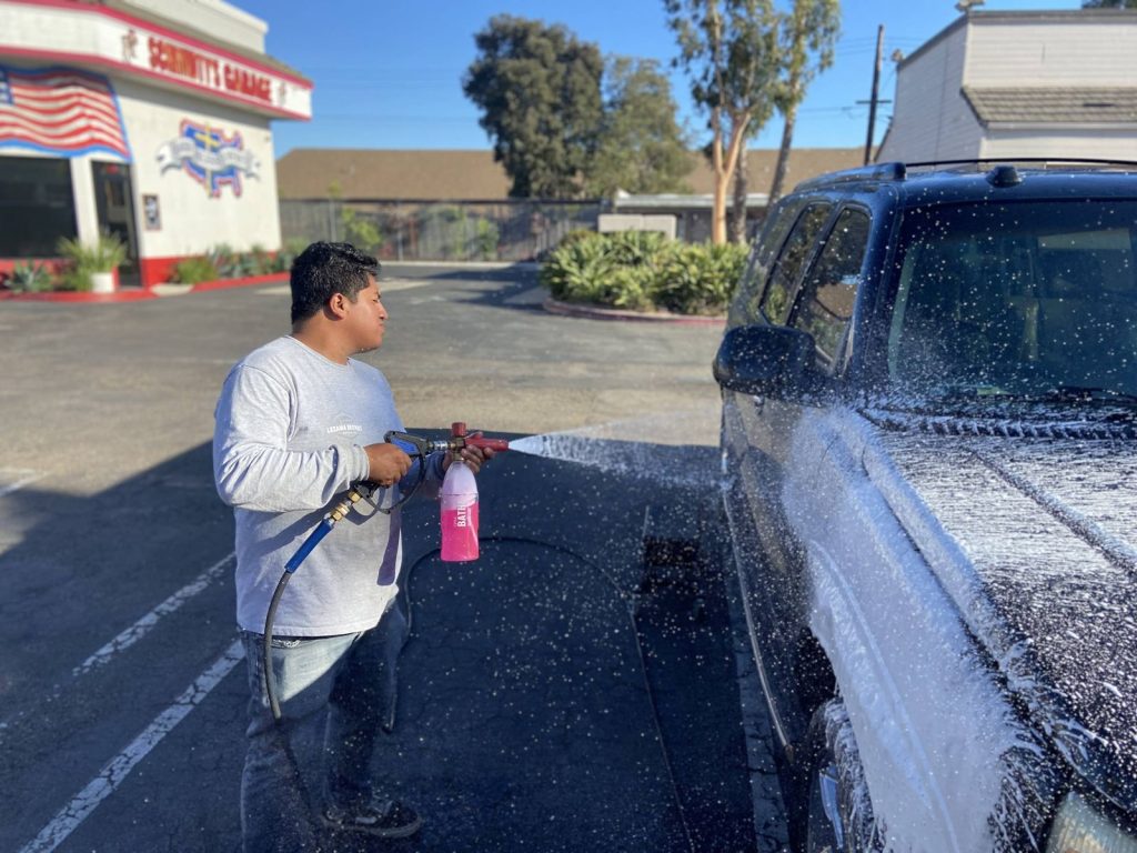 Mobile hand wash on location